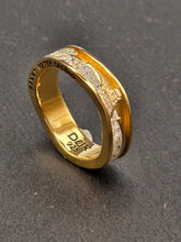 Lade das Bild in den Galerie-Viewer, Strandwellenring Gold NEU "St. Peter-Ording"