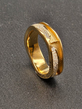 Lade das Bild in den Galerie-Viewer, Strandwellenring Gold NEU "St. Peter-Ording"