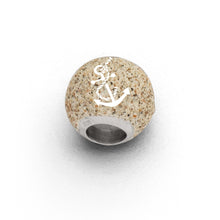 Lade das Bild in den Galerie-Viewer, Anhänger P3597 "Bead " mit Strandsand