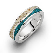 Lade das Bild in den Galerie-Viewer, Ring "Strandwellen" Steinsand