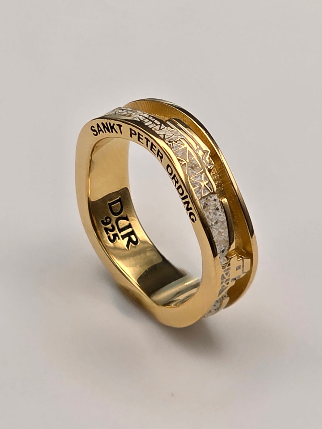 Strandwellenring Gold NEU 