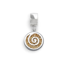 Lade das Bild in den Galerie-Viewer, Charm F161.Spirale mit Strandsand
