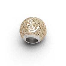 Lade das Bild in den Galerie-Viewer, Anhänger P3597 &quot;Bead &quot; mit Strandsand
