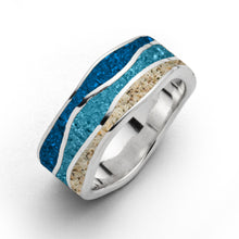 Lade das Bild in den Galerie-Viewer, Ring &quot;Strandwellen&quot; Steinsand
