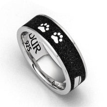Lade das Bild in den Galerie-Viewer, Ring "Lucky Dog 2.0" Lavasand R5595
